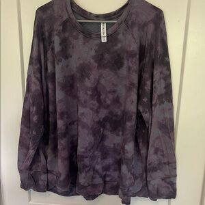Women's Purple Tie-Dye sweatshirt